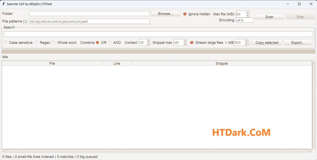 Main Interface